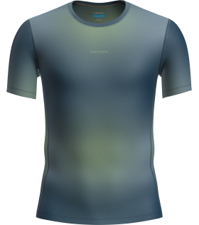 Тениска Icebreaker Merino Blend 75 Cool-Lite Featherlight SS Crewe AOP M's
