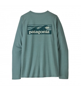 Patagonia Long Sleeved Capilene Cool Daily Shirt - Boardshort Logo W's