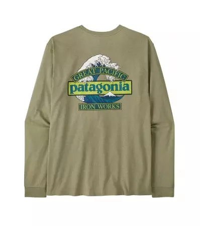 Patagonia Long Sleeved Great Waves Responsibili-Tee M's