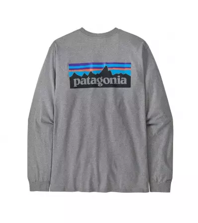 Blouse Patagonia Long-Sleeved P-6 Logo Responsibili-Tee M's