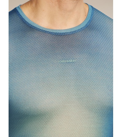 Icebreaker Merino Blend 75 Cool-Lite Featherlight SS Crewe AOP M's