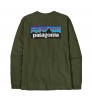 Blouse Patagonia Long-Sleeved P-6 Logo Responsibili-Tee M's